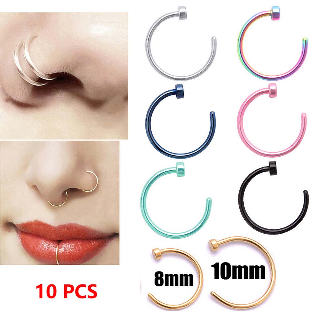 Body Jewelry On Sale - 수술용 스틸 가짜 피어싱 스터드, 작은