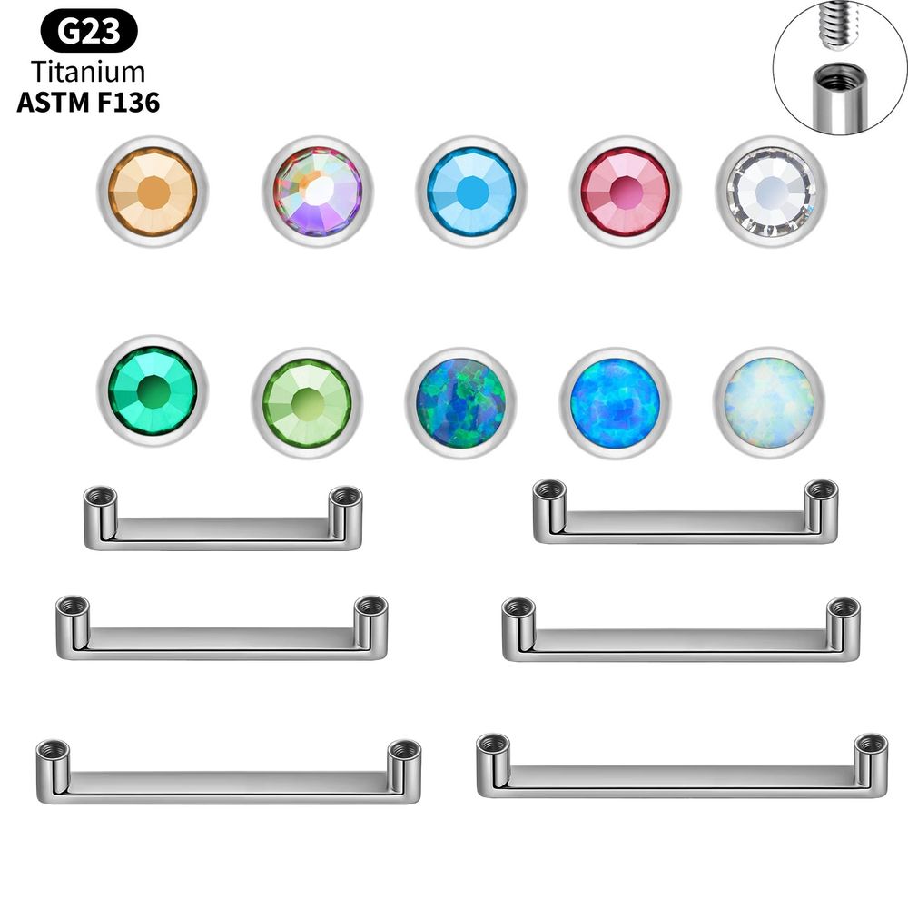 Body Jewelry Dermal - ASTM F136 티타늄 더멀 앵커 탑