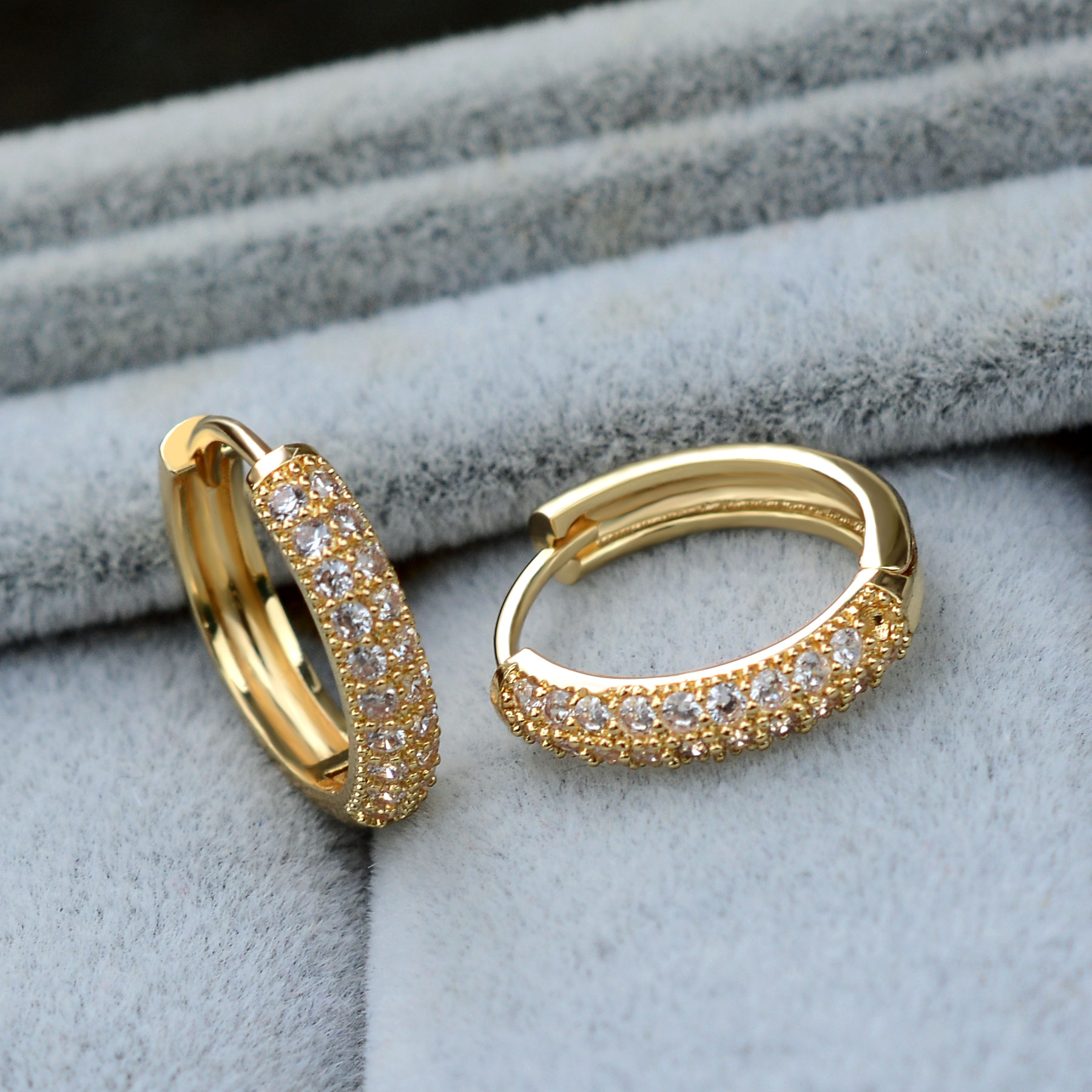 Conch Earring Hoop - 2024 패션 더블 로우 지르콘 허기