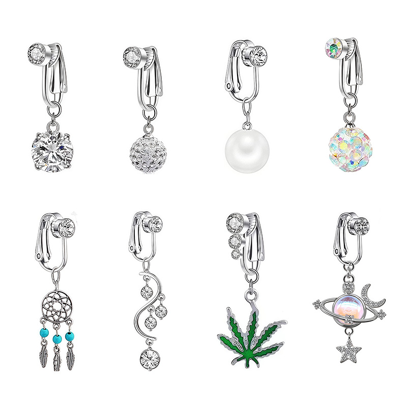 Body Jewelry On Sale - 핫세일 가짜 배꼽 링 무피어싱 배꼽걸이