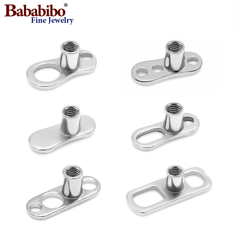 Body Jewelry Dermal - 10pcs 14G 2mm /2.5mm G23 티타늄