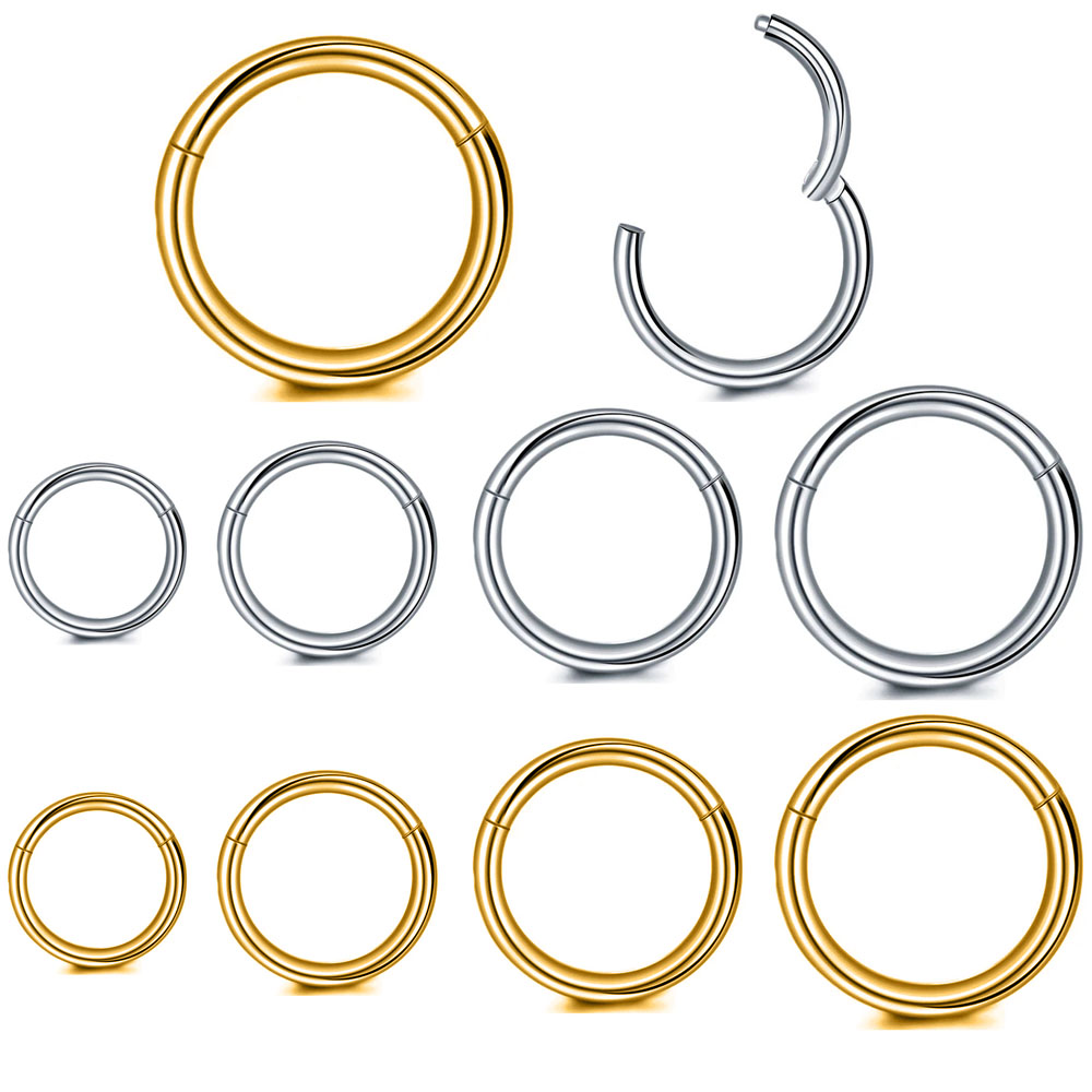 Conch Earring Hoop - 316L 외과 강철 리모콘 세그먼트 코
