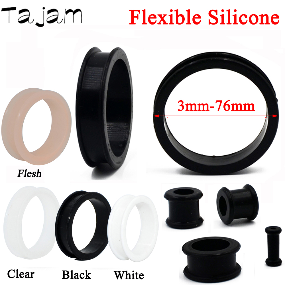 Body Jewelry Ear Gauges - 1 쌍 3mm-76mm 큰 크기 중공