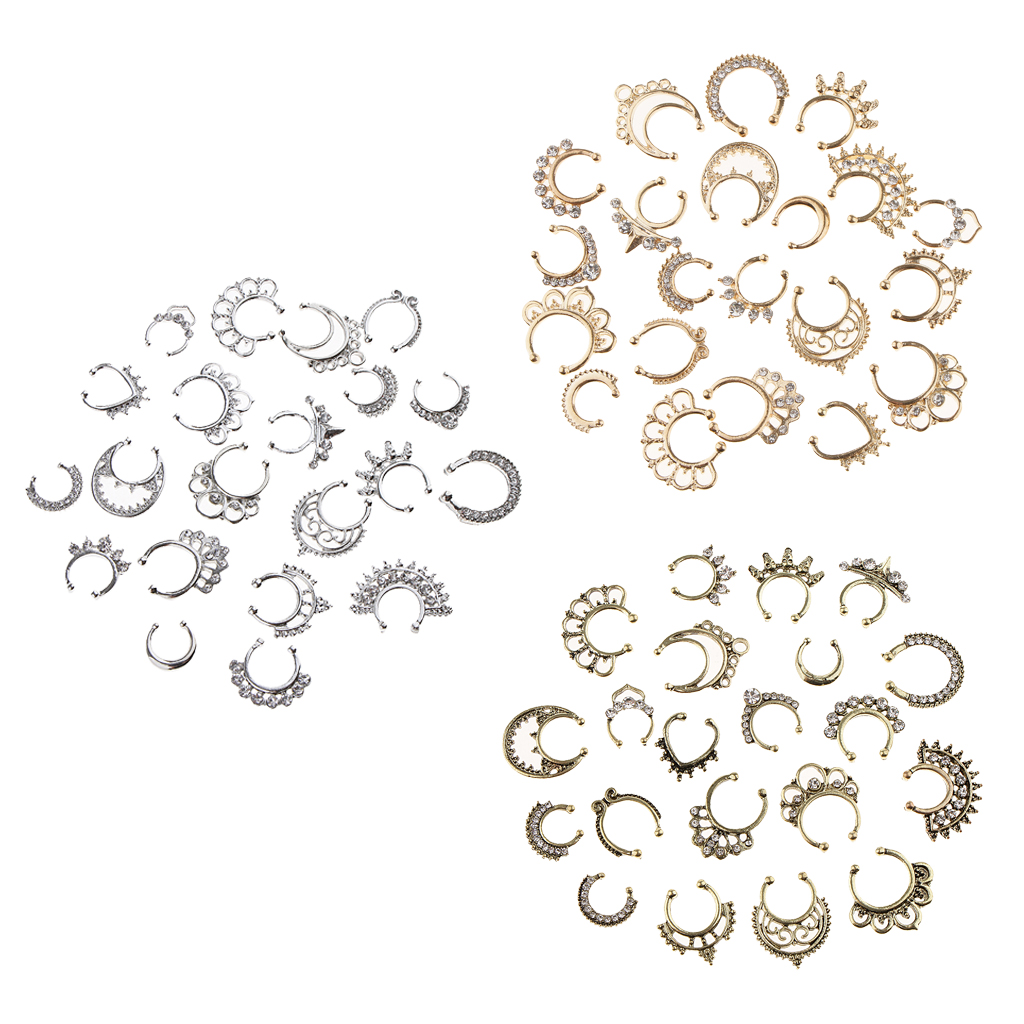 Body Jewelry On Sale - 뜨거운 판매 21/3PCS 코 가짜 Septum