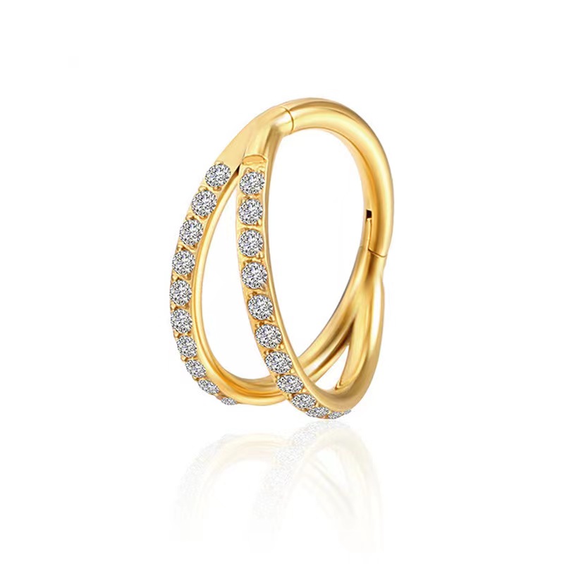 ASTM F136 티타늄 콘치 후프 링 이중 레이어 귀 - Conch Earring Hoop 리뷰 및 가격