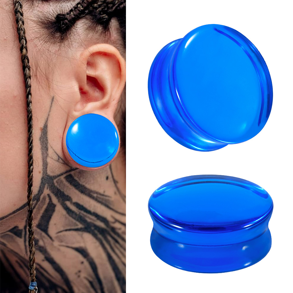 1/2/22PCS 유리 및 돌 라운드 귀 확장기 게이지 - Body Jewelry Ear Gauges 리뷰 및 가격