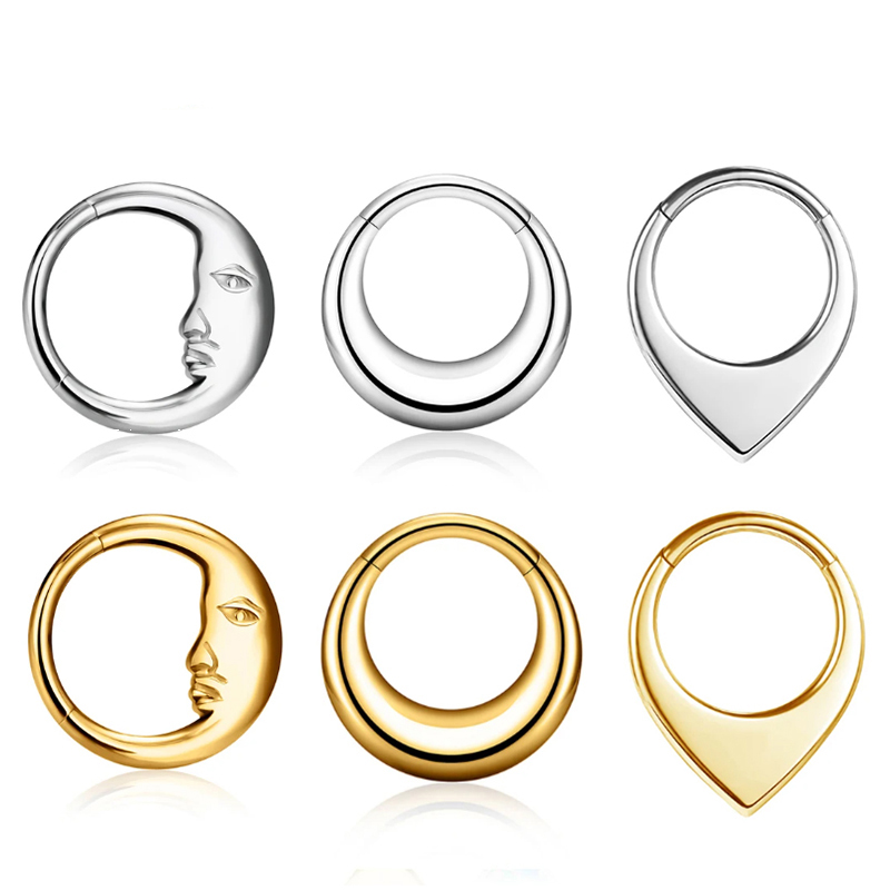 1PC ASTM F136 G23 티타늄 고스 코링 클리 - Conch Earring Hoop 리뷰 및 가격
