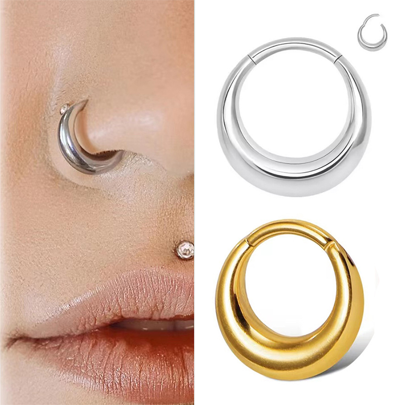 1PC ASTM F136 G23 티타늄 고스 코링 클리 - Conch Earring Hoop 리뷰 및 가격