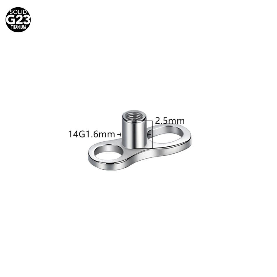 5개/10개/50개 티타늄 더말 앵커 베이스 14G 마 - Body Jewelry Dermal 리뷰 및 가격