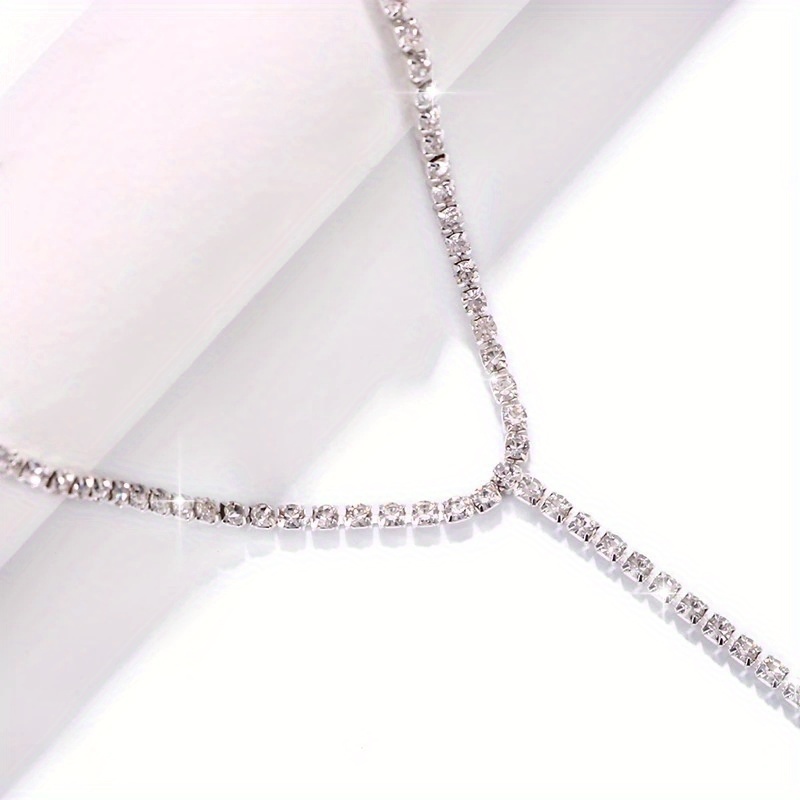 반짝이는 라인스톤 다리 체인, 여성용 섹시한 바디 쥬얼 - Body Jewelry Leg Chain 리뷰 및 가격