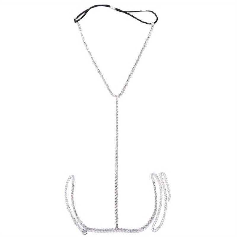 반짝이는 라인스톤 다리 체인, 여성용 섹시한 바디 쥬얼 - Body Jewelry Leg Chain 리뷰 및 가격