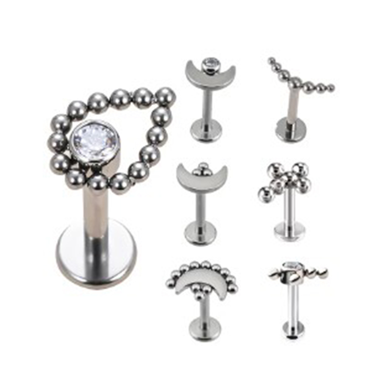 1pc G23 티타늄 16G 용접 볼 립 네일 귀 스터 - Body Jewelry Amazon 리뷰 및 가격