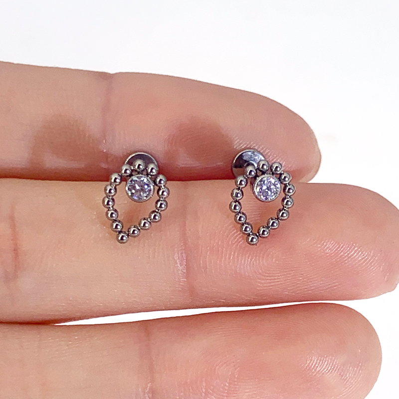 1pc G23 티타늄 16G 용접 볼 립 네일 귀 스터 - Body Jewelry Amazon 리뷰 및 가격