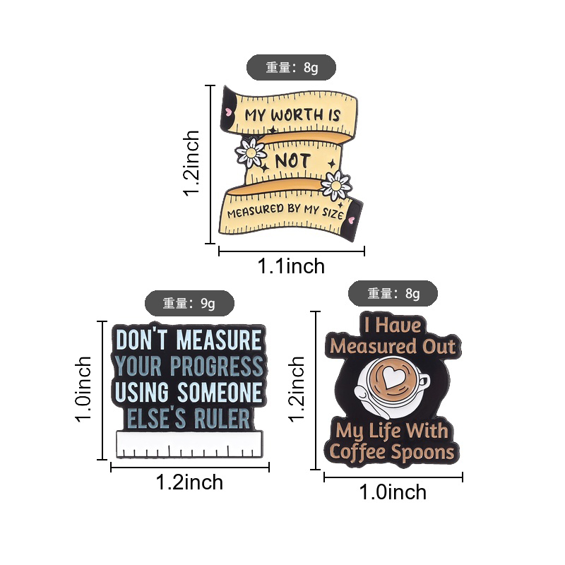바디 포지티비 셀프 러브 핀 내 가치는 내 사이즈로 측 - Body Jewelry Measurements 리뷰 및 가격