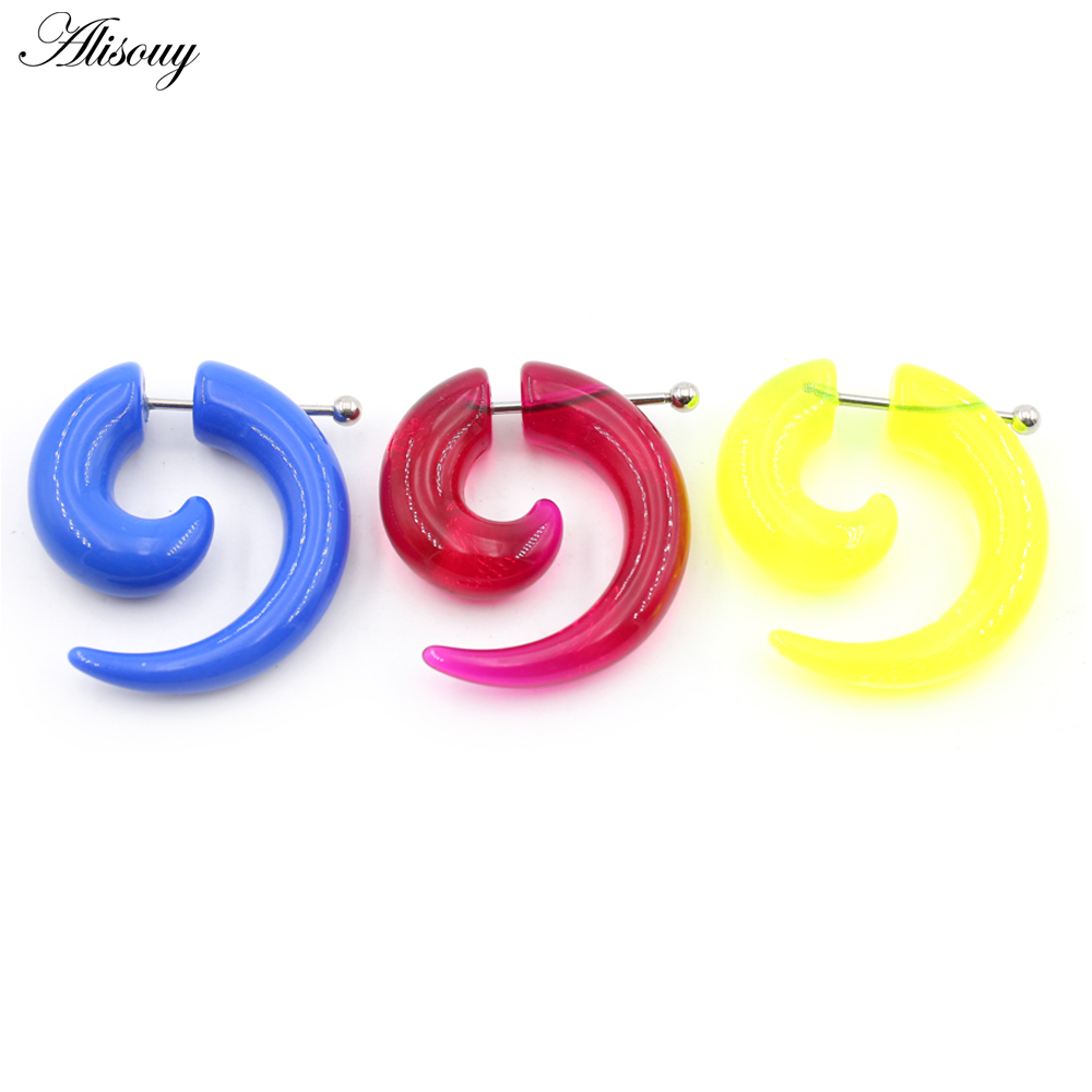 2개입 핫 아크릴 치터 페이크 스파이럴 이어 테이퍼 스 - Body Jewelry Hot 리뷰 및 가격
