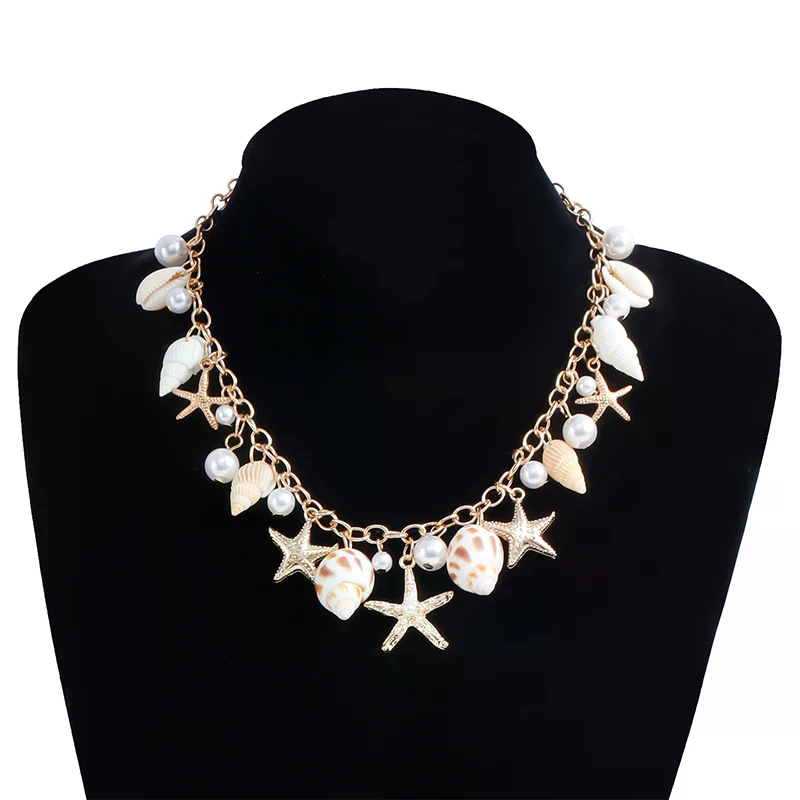 여름 인기 상품 보헤미안 스타일 단층 불가사리 조개 펜 - Body Jewelry Hot 리뷰 및 가격