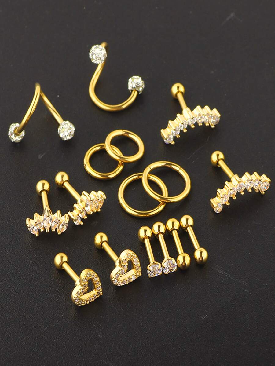 SGIAWETA-16pcs 16G 연골 귀걸이 트라거스 - Conch Earring Hoop 리뷰 및 가격