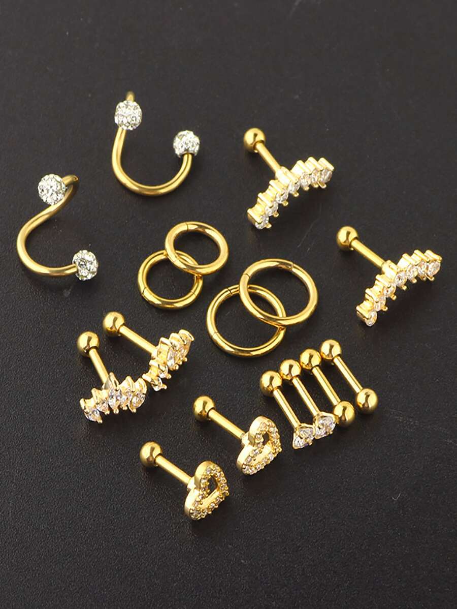 SGIAWETA-16pcs 16G 연골 귀걸이 트라거스 - Conch Earring Hoop 리뷰 및 가격