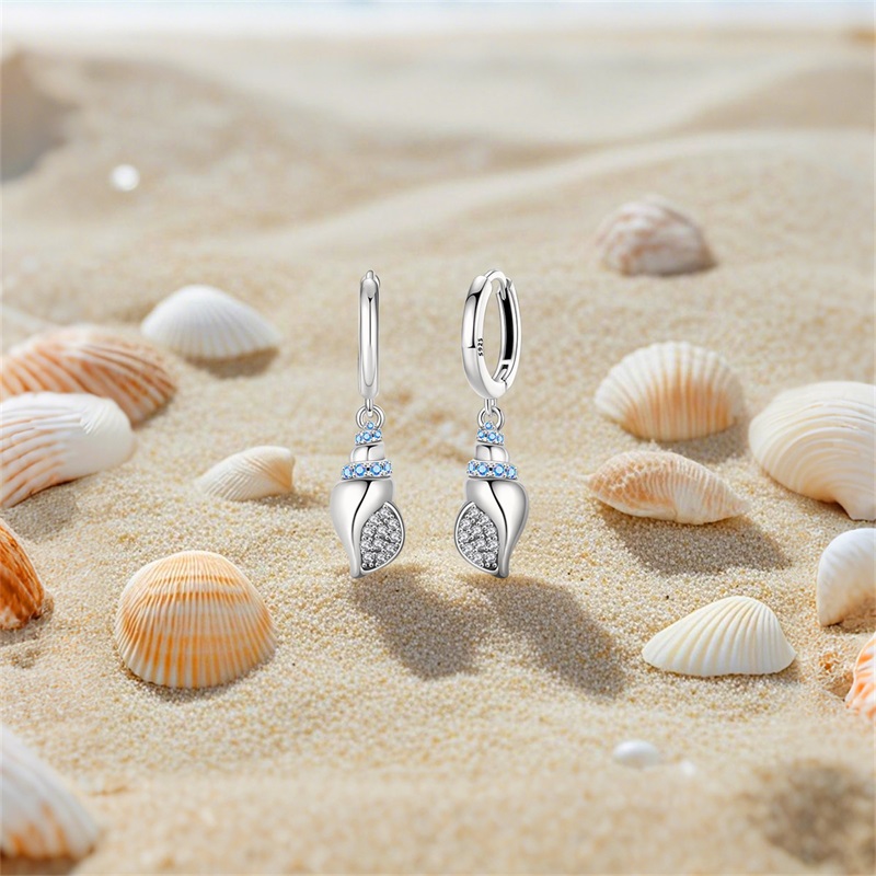 여성 귀걸이 925 스털링 실버 패션 콘치 후프 귀걸이 - Conch Earring Hoop 리뷰 및 가격