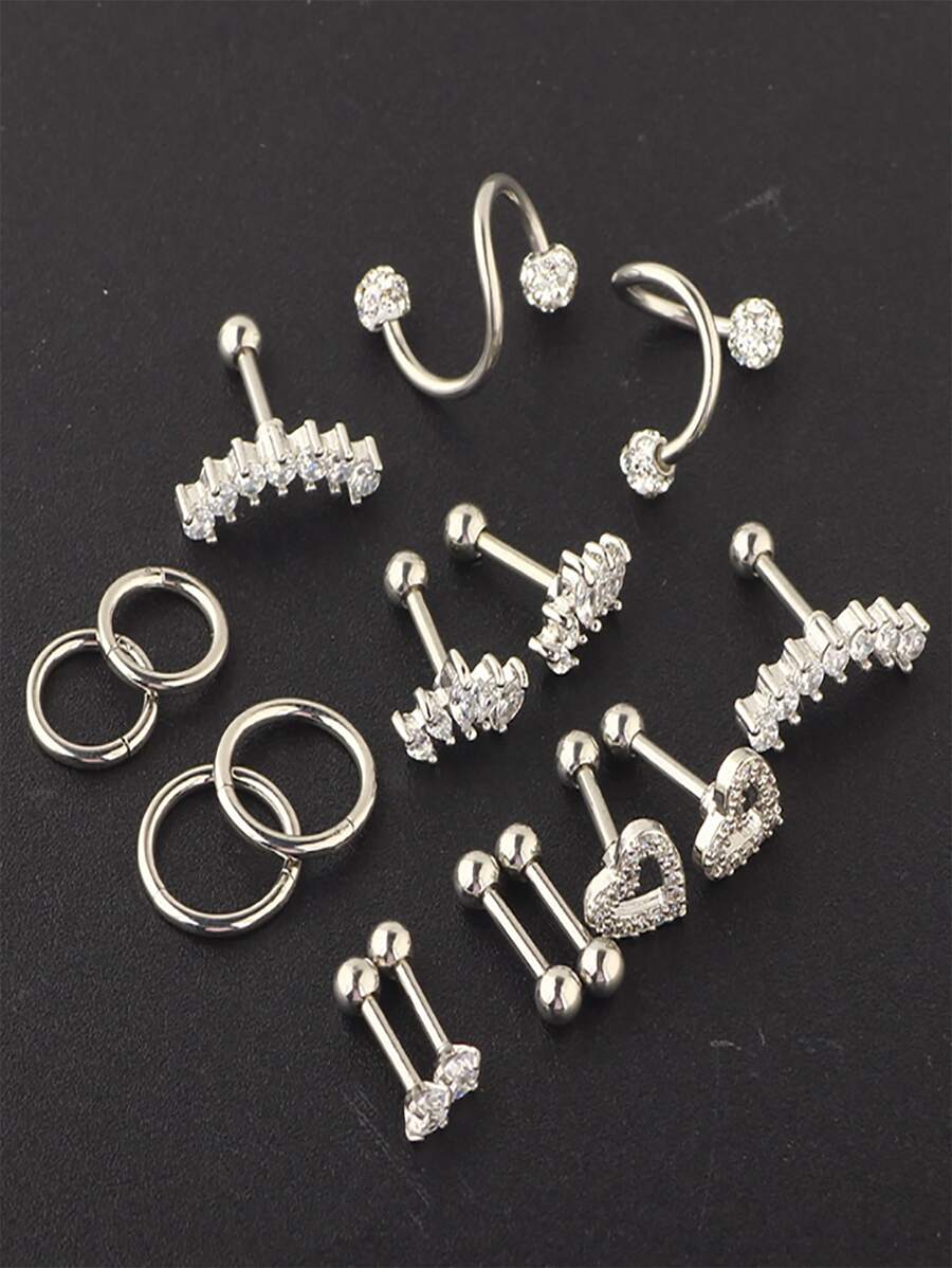 SGIAWETA-16pcs 16G 연골 귀걸이 트라거스 - Conch Earring Hoop 리뷰 및 가격