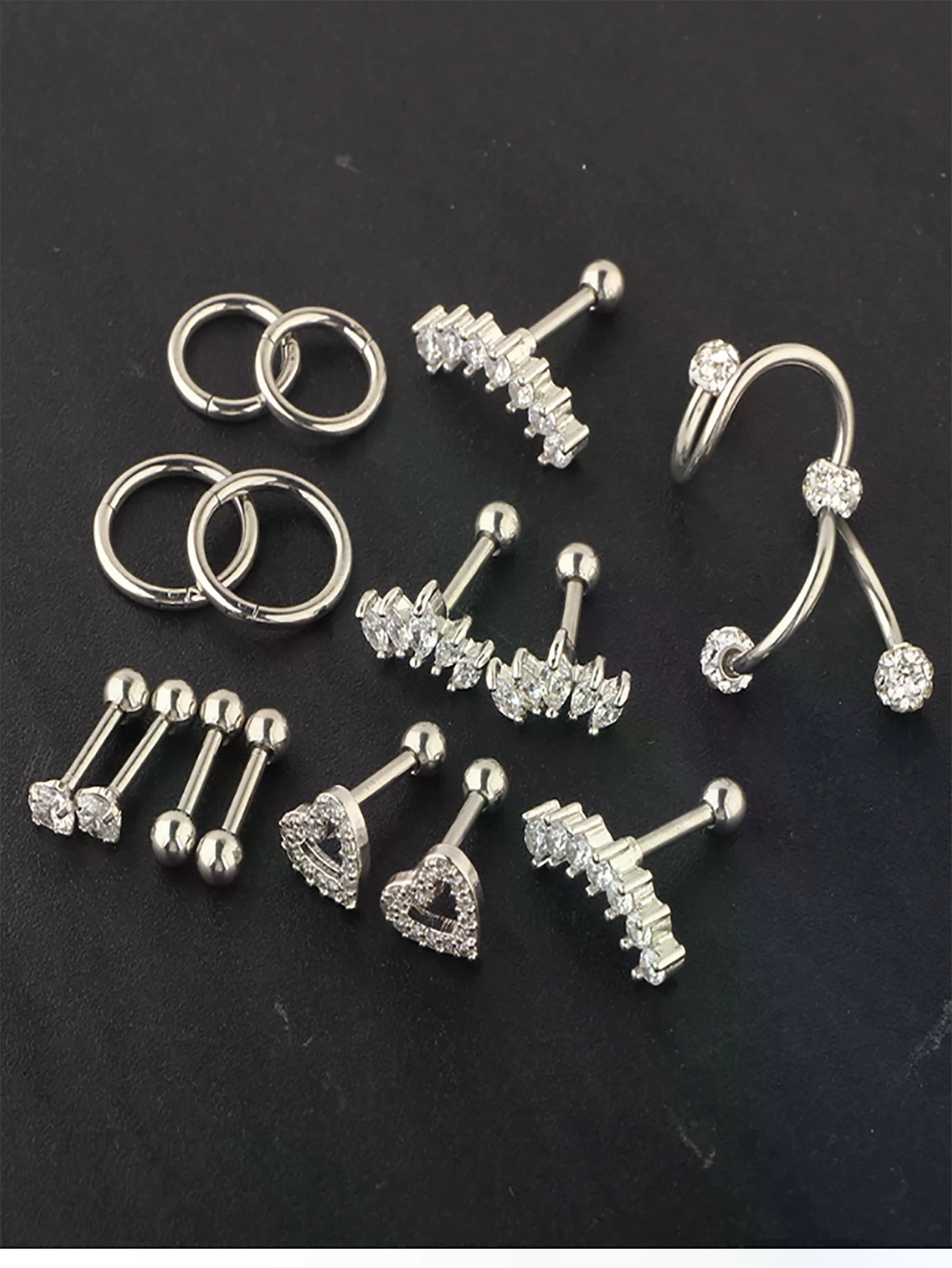 SGIAWETA-16pcs 16G 연골 귀걸이 트라거스 - Conch Earring Hoop 리뷰 및 가격