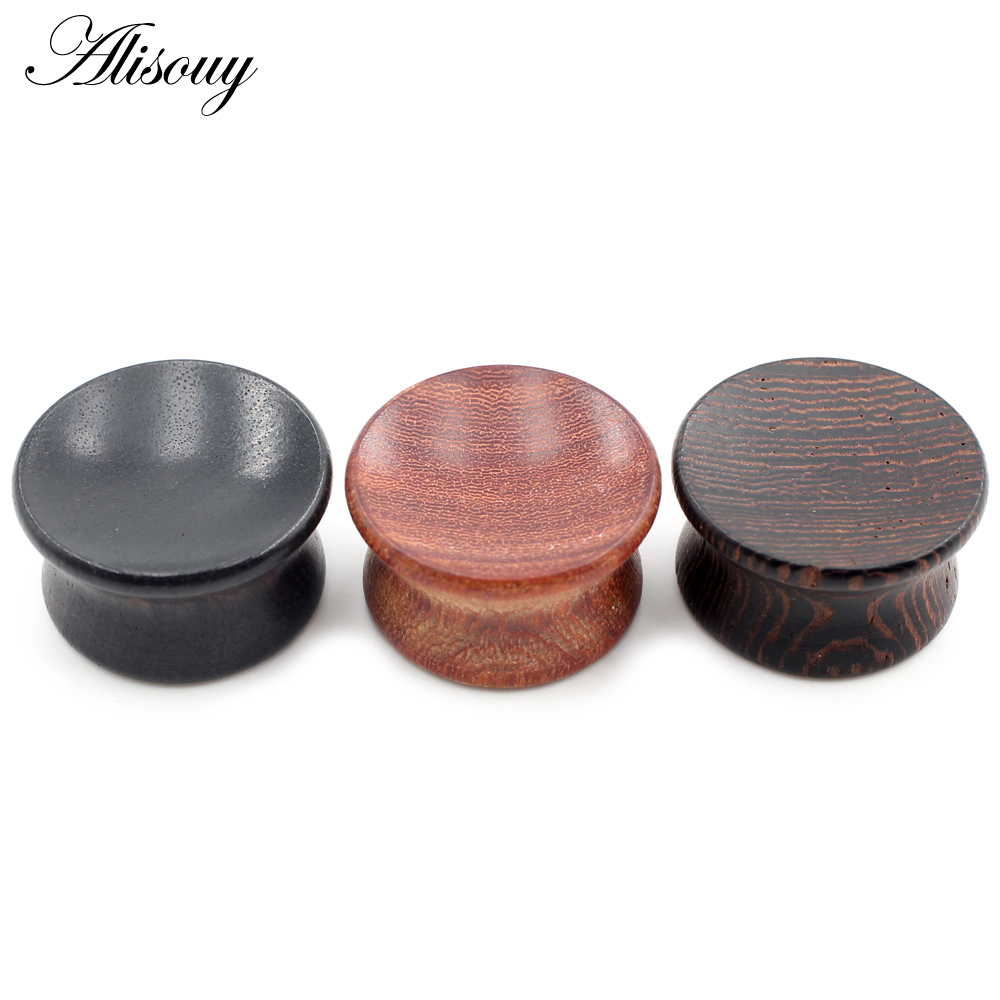 Alisouy 2pcs 6mm-20mm 오목한 천연 나 - Body Jewelry Ear Gauges 리뷰 및 가격