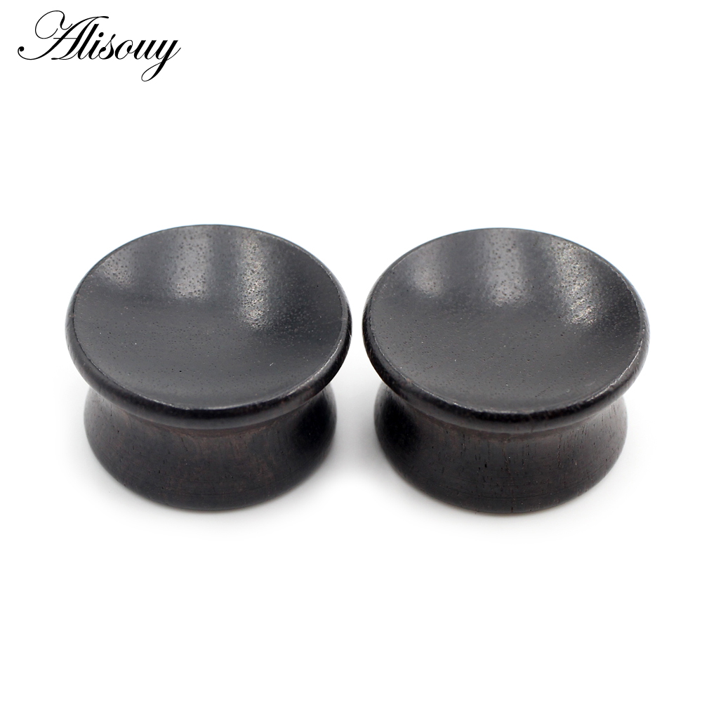 Alisouy 2pcs 6mm-20mm 오목한 천연 나 - Body Jewelry Ear Gauges 리뷰 및 가격