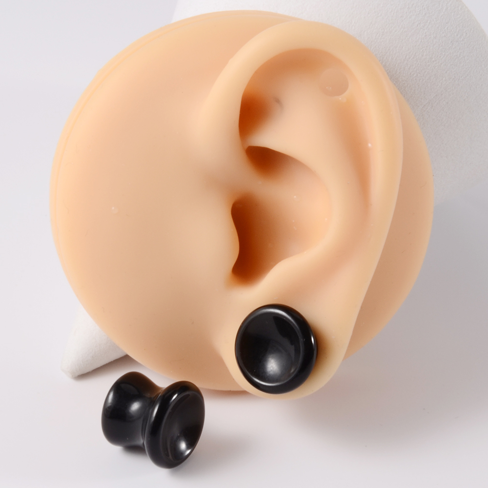 페어 스톤 귀 게이지 더블 플레어 유기 천연석 귀 플러 - Body Jewelry Ear Gauges 리뷰 및 가격