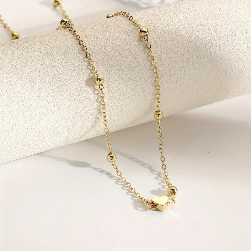 핫걸즈 심플 하트 비즈 배꼽 체인 여성용 패션 메탈 비 - Body Jewelry Hot 리뷰 및 가격