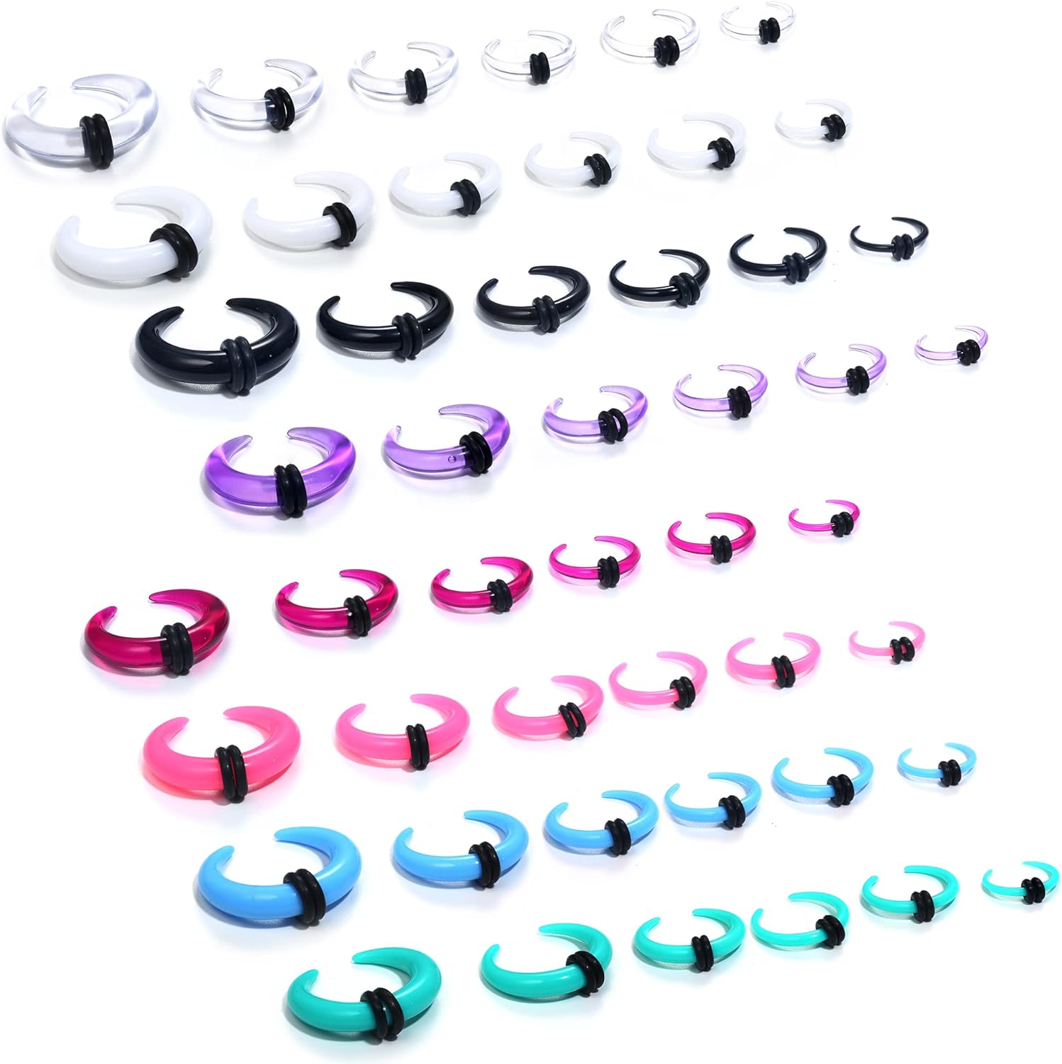 Florideco 4G-14G 아크릴 Septum 스트 - Body Jewelry Ear Gauges 리뷰 및 가격